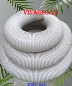 ống hút bụi gân nhựa phi 90
