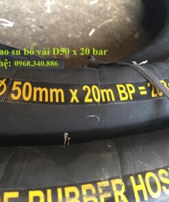 ỐNG CAO SU BỐ VẢI PHI 50