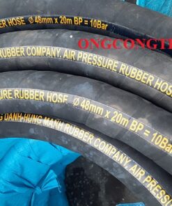 ống cao su bố vải phi 48