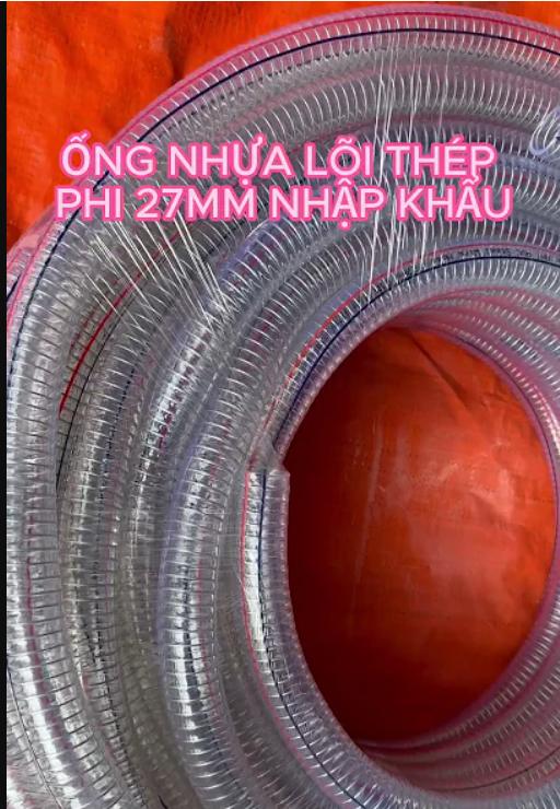 ống nhựa mềm lõi thép phi 27