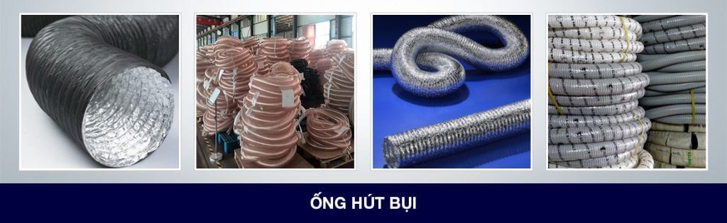 ống hút bụi gân nhựa