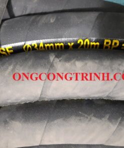ống cao su bố vải phi 34
