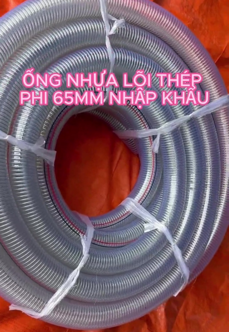 ống nhựa mềm lõi thép phi 65